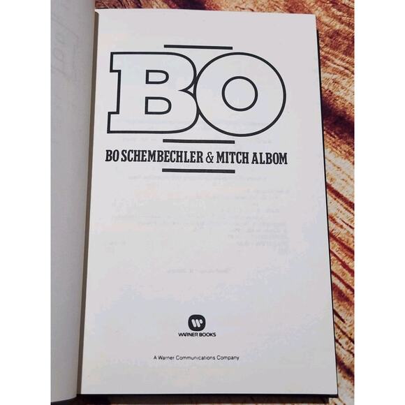 Bo by‎ Mitch Albom and Bo Schembechler (1989, Hardcover) FIRST EDITION - Picture 14 of 15